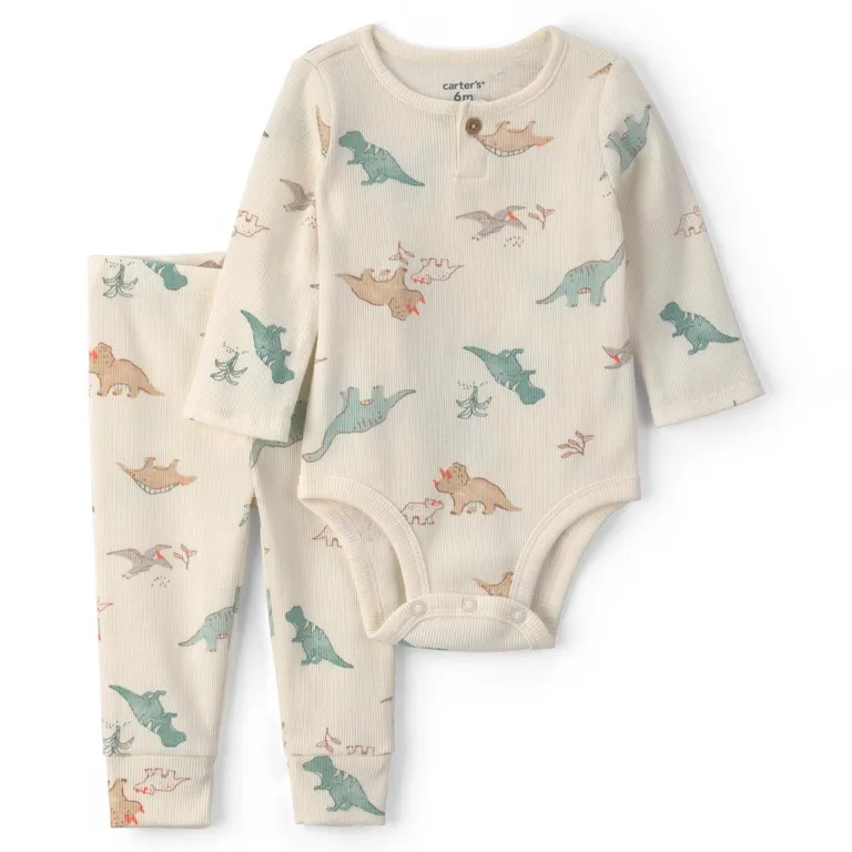 Conjunto 2 Piezas Body y Pantalón Bebé Niño