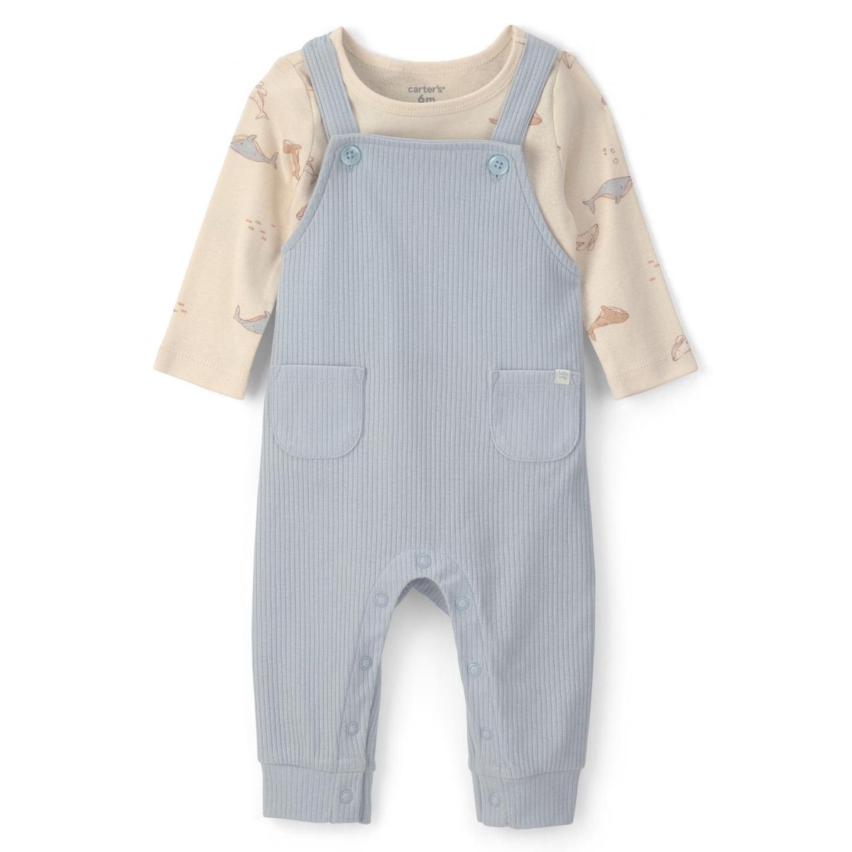 CARTER'S - Conjunto 2 Piezas Polera y Jardinera Bebé Niño Carter's