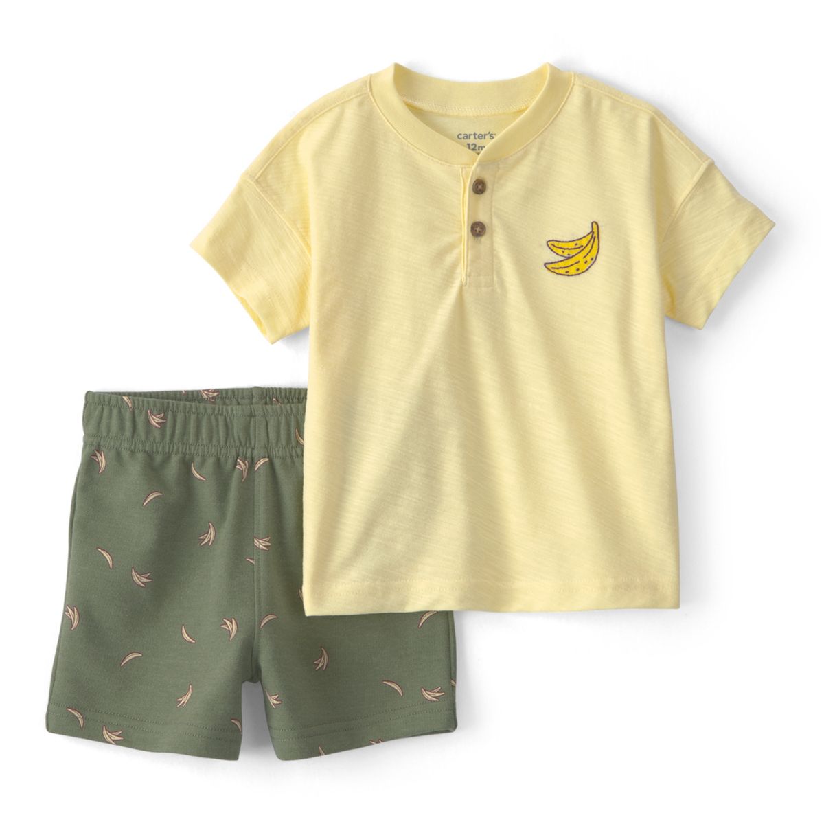 CARTER'S - Conjunto 2 Piezas Polera y Short Bebé Niño