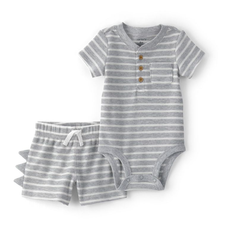 Conjunto 2 Piezas Polera y Short Bebé Niño