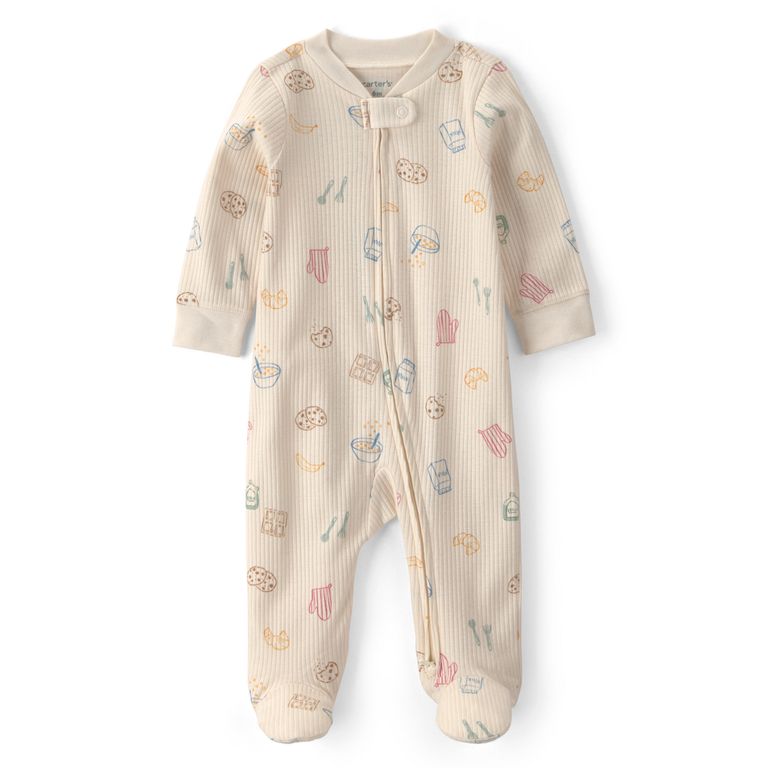 Pijama Algodón Rib Bebé Unisex Rn A 9 Meses
