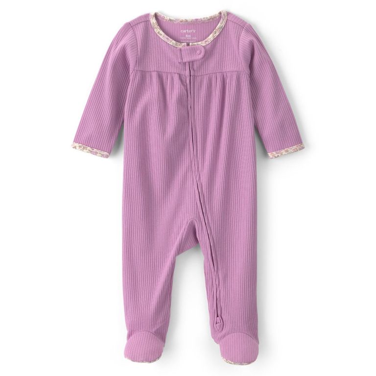 Pijama Algodón Rib Bebé Niña Rn A 9 Meses