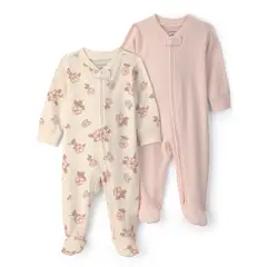 CARTER'S - Pack 2 Pijama Algodón Bebé Niña Carter´s