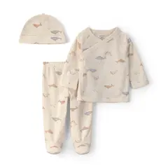 CARTER'S - Conjunto 3 Piezas Camiseta, Patita y Gorro Bebé Niño Carter´s