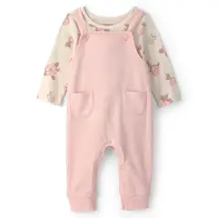 CARTER'S - Conjunto 2 Piezas Polera y Jardinera Bebé Niña Carter´s