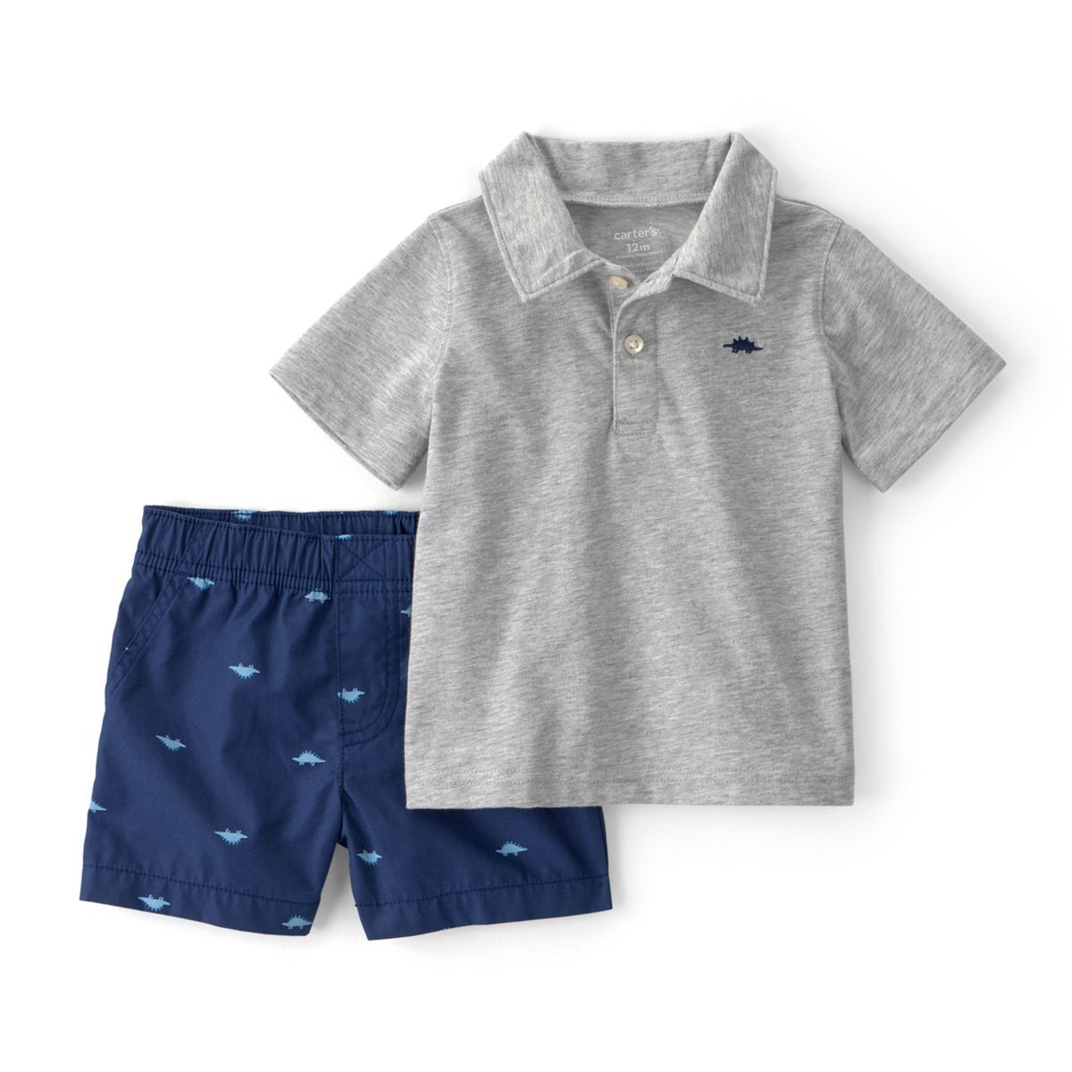 CARTER'S - Conjunto 2 Piezas Polera y Short Bebé Niño
