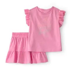 CARTER'S - Conjunto 2 Piezas Polera y Falda Niña Carter´s