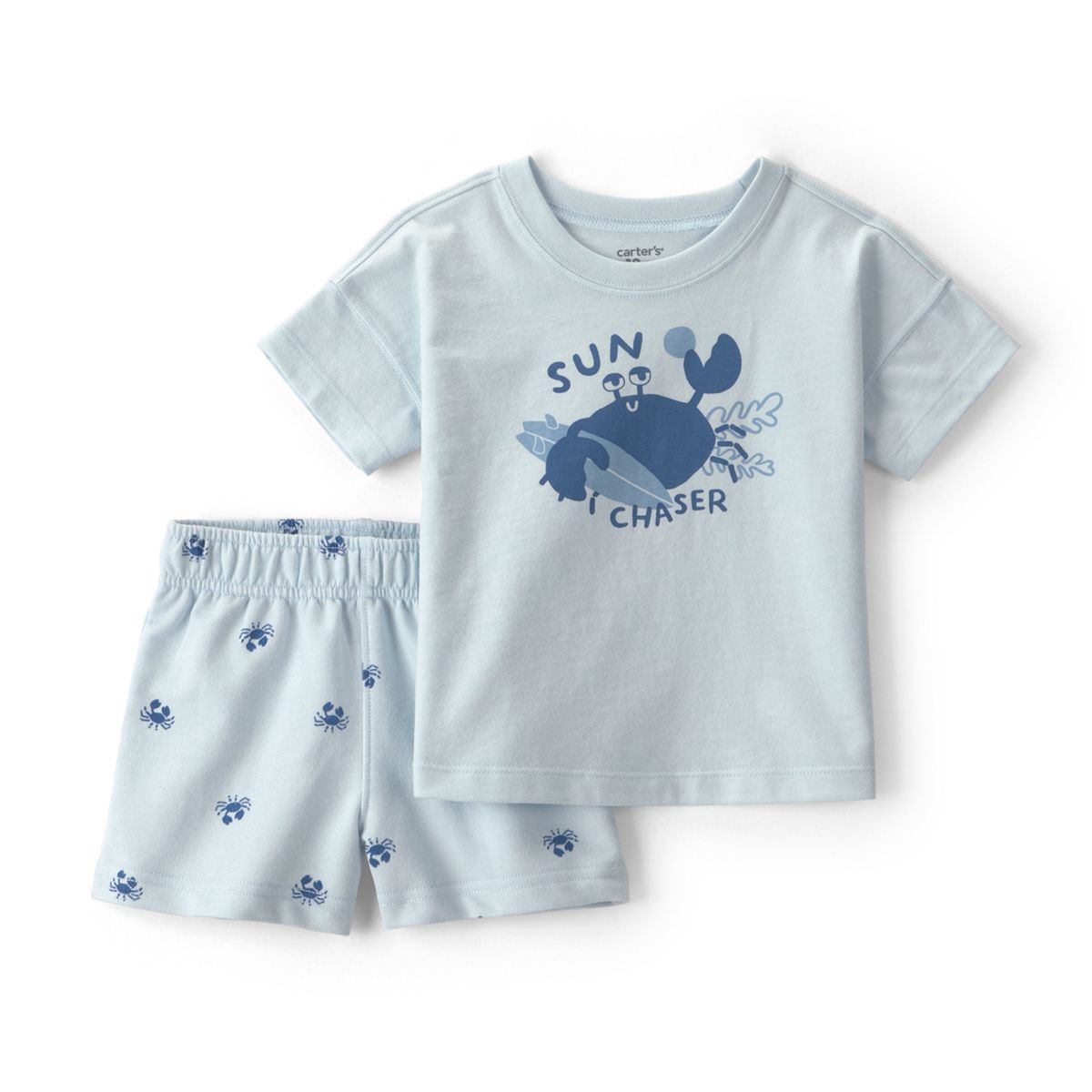 CARTER'S - Conjunto 2 Piezas Polera y Short Bebé Niño
