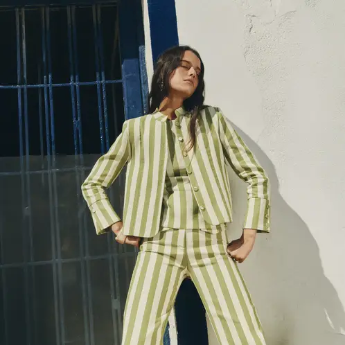 BAYMO - Pantalon Rayas Mujer