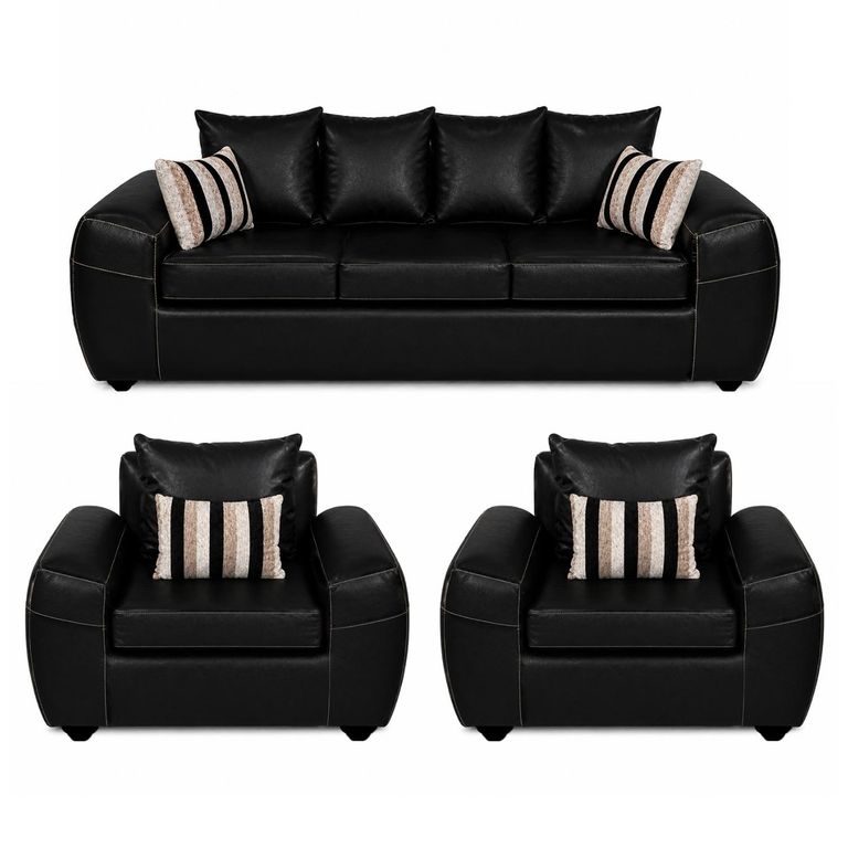 COMERCIALIZADORA ELEGANT DETAIL Juego Living Sato 311 Pu