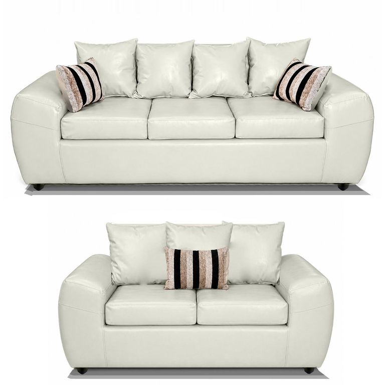 COMERCIALIZADORA ELEGANT DETAIL Juego Living Sato 3+2 Pu