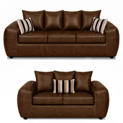 COMERCIALIZADORA ELEGANT DETAIL - Juego Living Sato 3+2 Pu