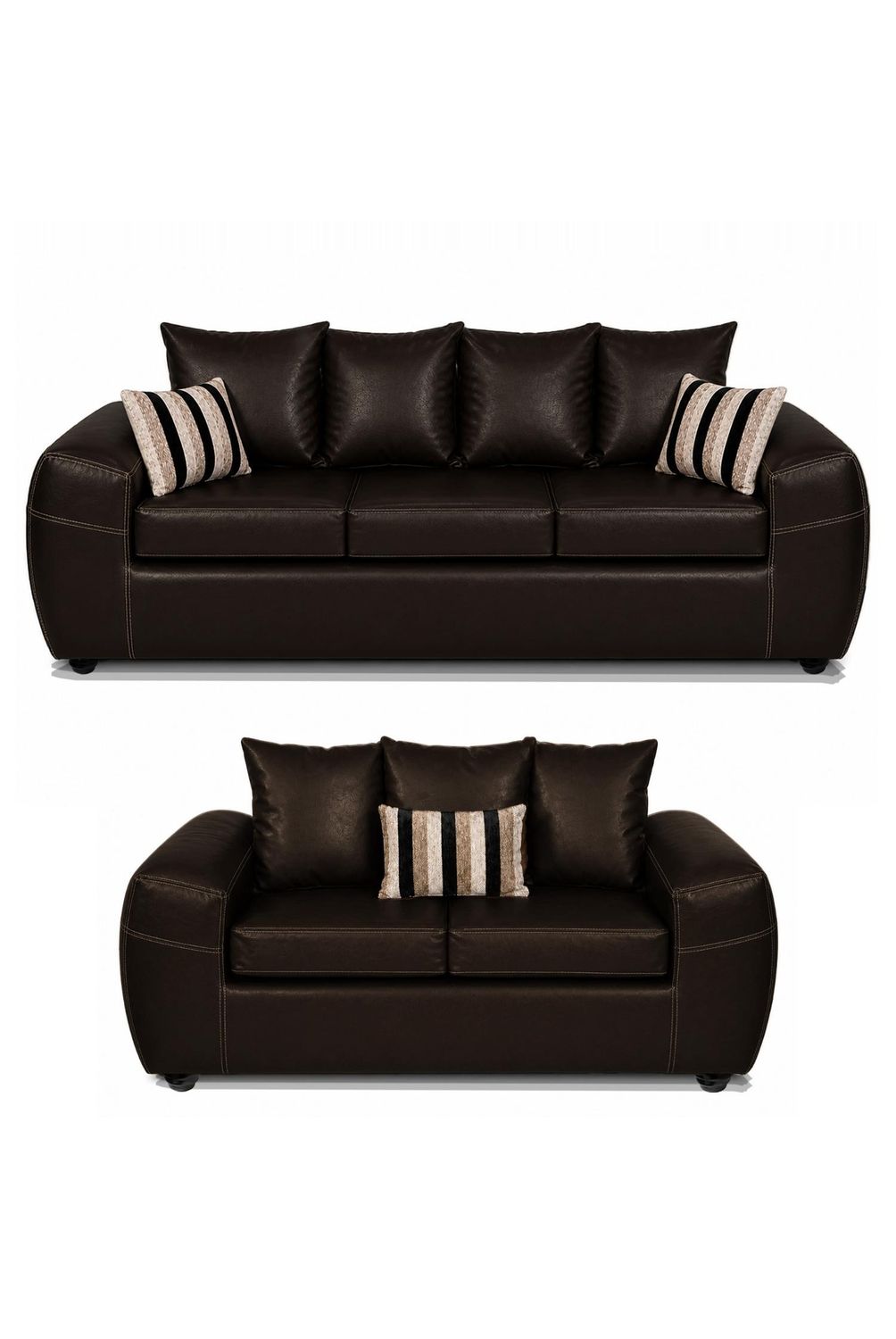 COMERCIALIZADORA ELEGANT DETAIL Juego Living Sato 3+2 Pu