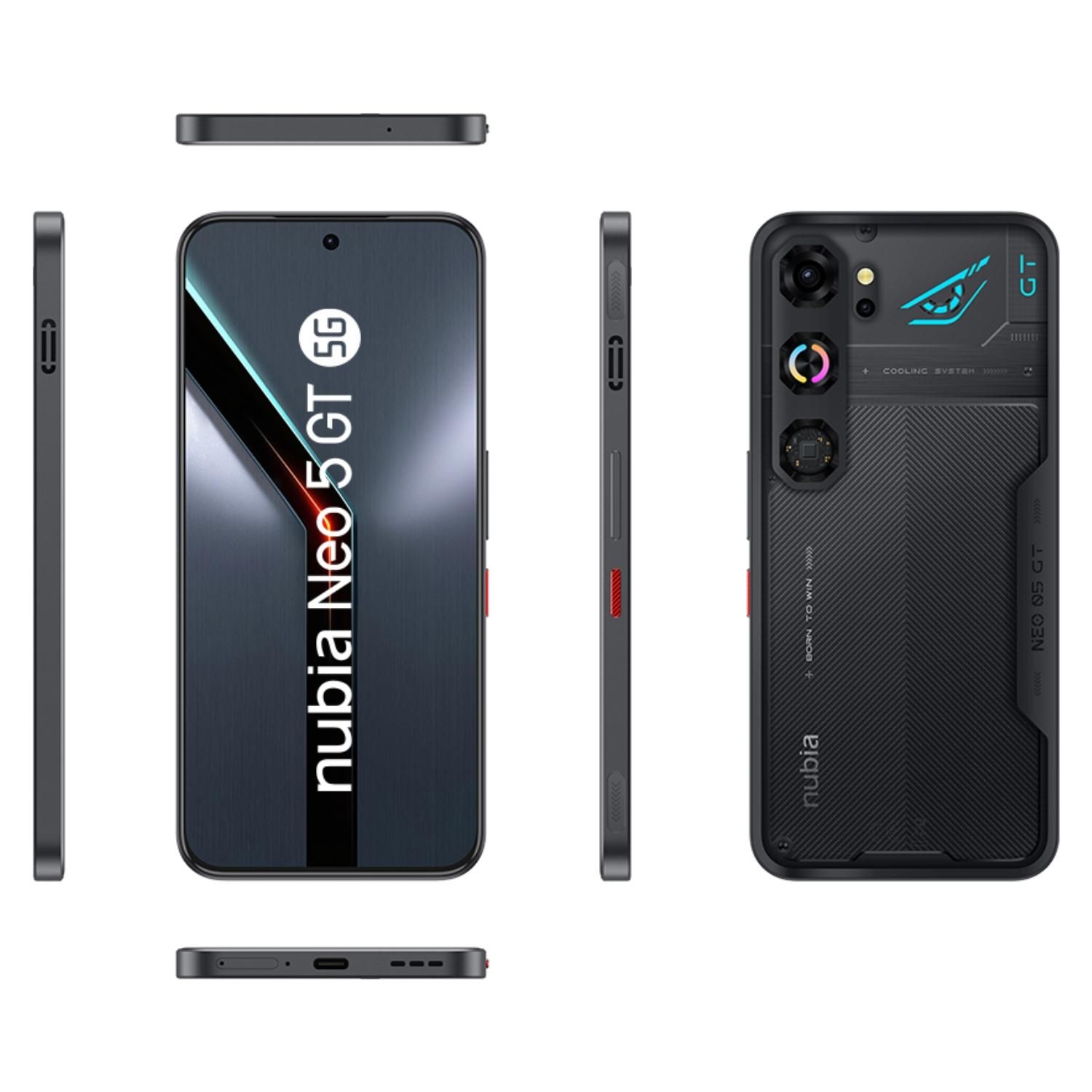 ZTE Celular ZTE Nubia Neo 5 GT 5G 8+256GB Negro Bundle | Falabella