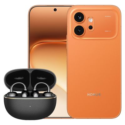 Honor Celular 600 8 512Gb + Earbuds Naranjo