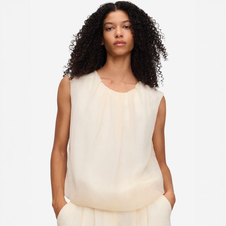 Top Cuello Frunces Mujer