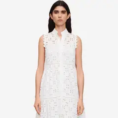 ADOLFO DOMINGUEZ - Vestido Largo 100% Algodón Mujer