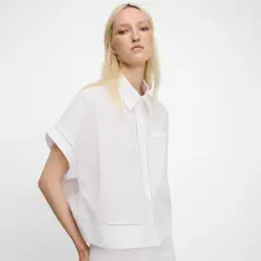 ADOLFO DOMINGUEZ - Camisa Manga Corta 100% Algodón Mujer