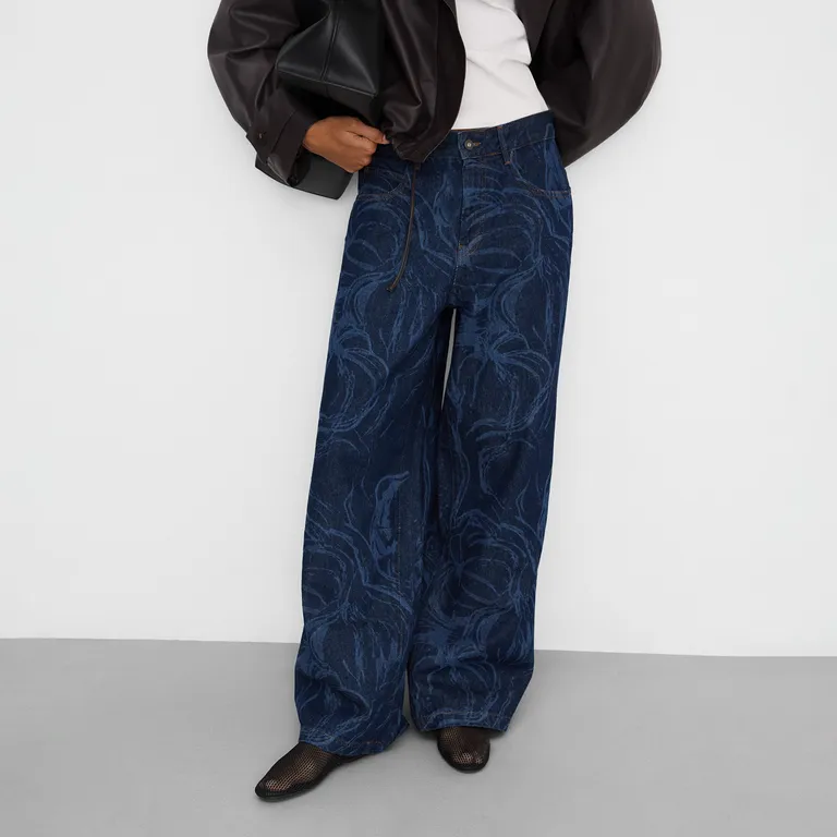 Pantalón Estampado 100% Algodón Mujer