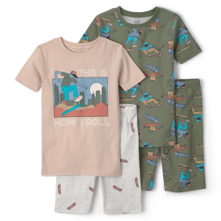 Pack De 2 Pijamas De Algodón Niño 6 A 8 Años