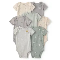 CARTER'S - Pack 7 Bodys Algodón Bebé Unisex