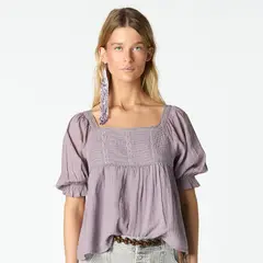 NICOLI - Blusa Jaretas 100% Algodón Mujer