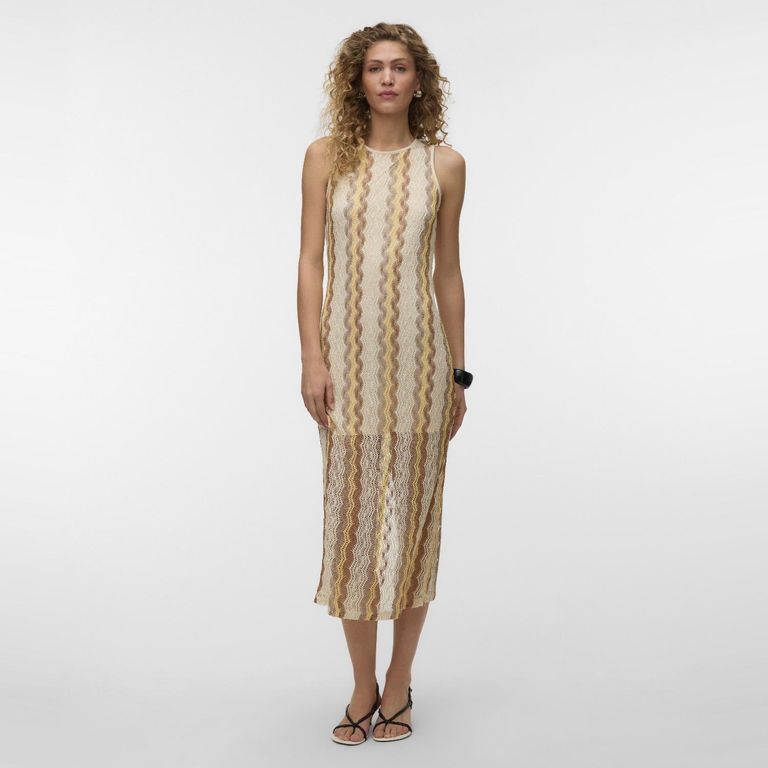 Vestido Tejido Estampado Mujer