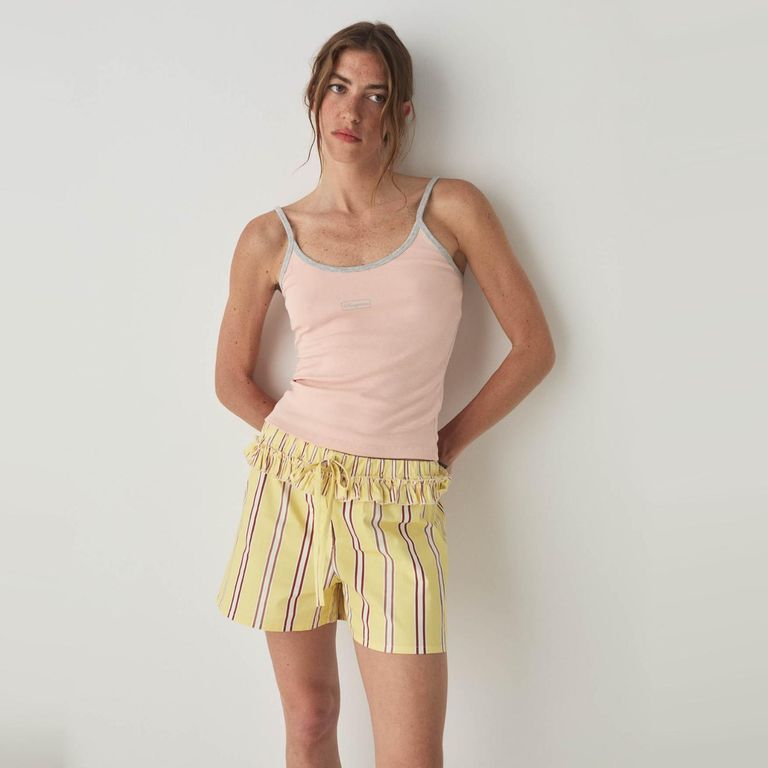 Short Rayas Mujer