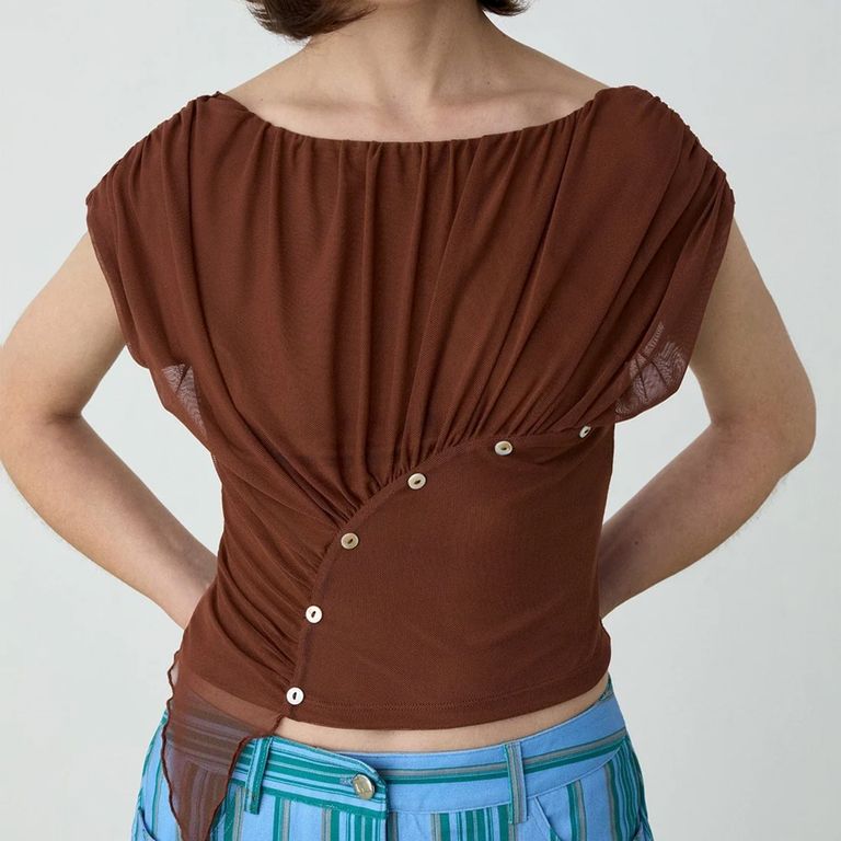 Top Drapeado Gemini Mujer