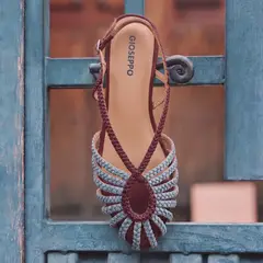 GIOSEPPO - Zapato Casual Trenzado Mujer Azul Cuero