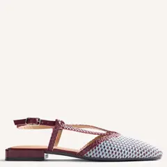GIOSEPPO - Zapato Casual Trenzado Mujer Azul Cuero