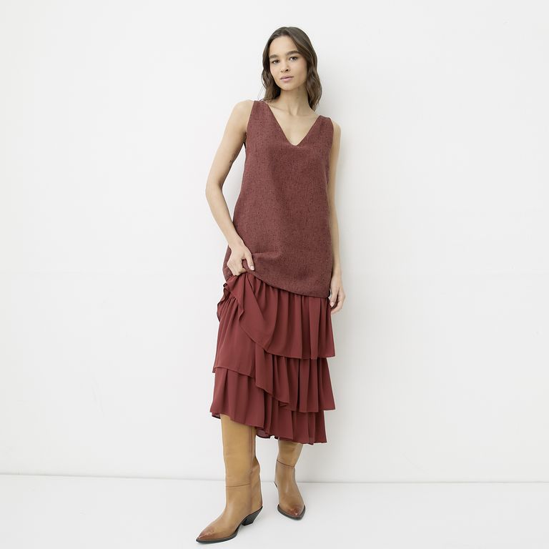 Vestido Vuelos Mujer
