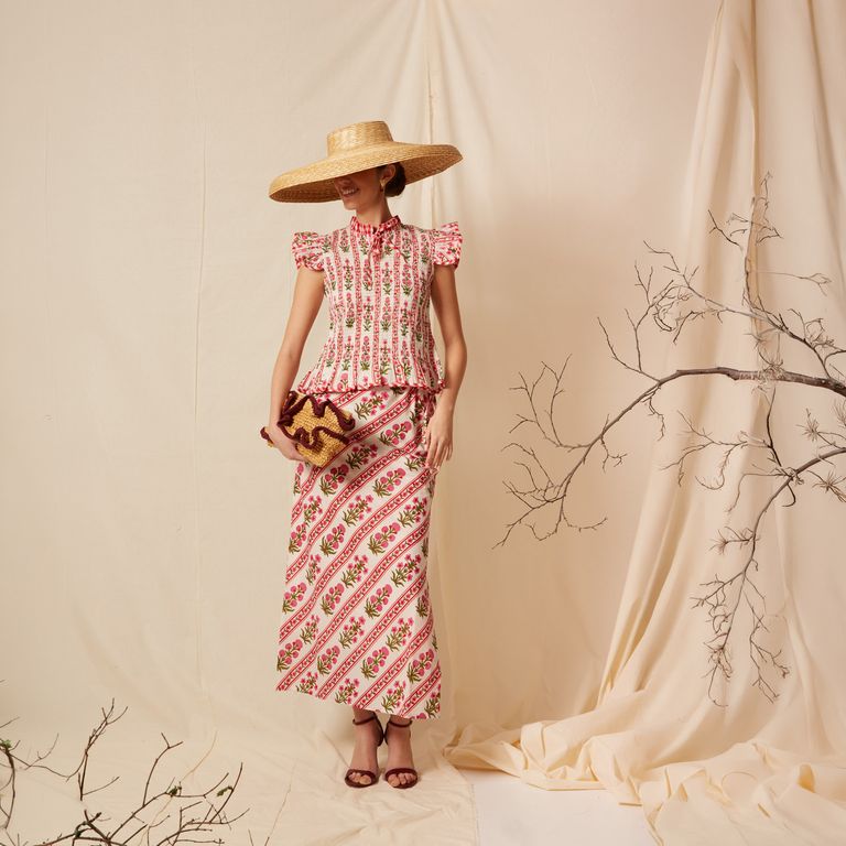 Vestido Estampado 100% Algodón Mujer