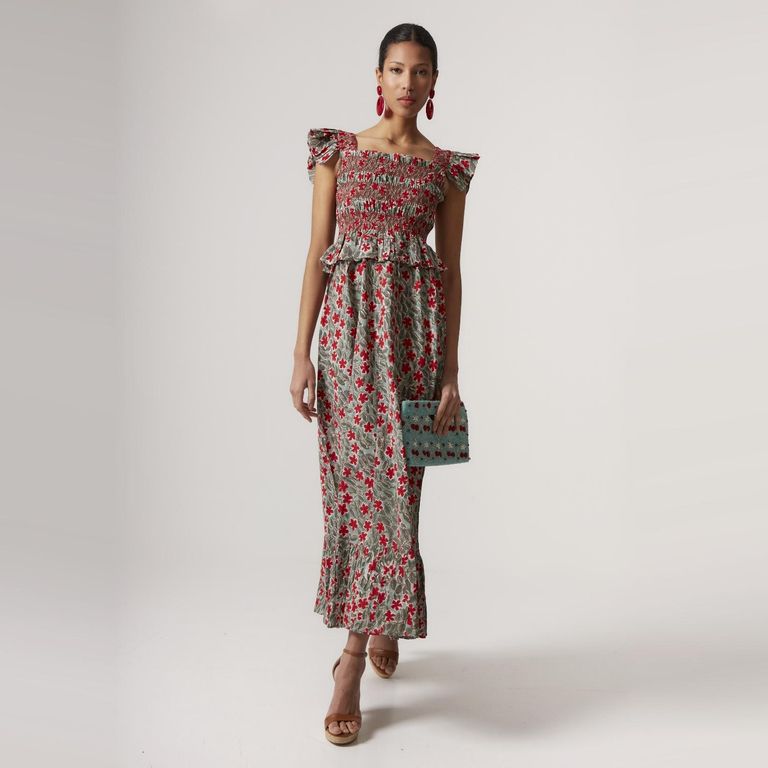 Vestido Estampado 100% Algodón Mujer