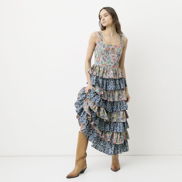Vestido 100% Algodón Mujer