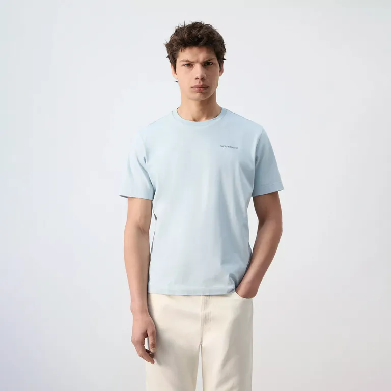 Polera 100% Algodón Estampada Hombre