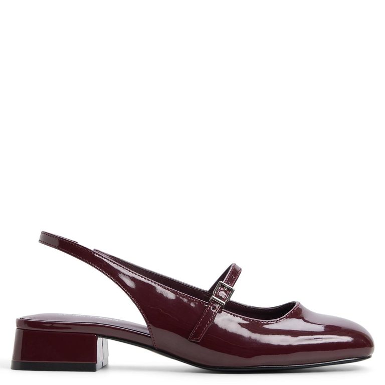 Zapato Formal Mujer Burdeo