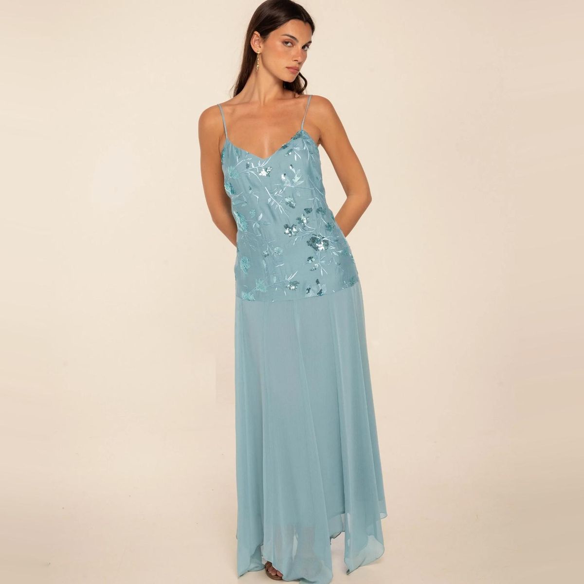 THE-ARE - Vestido Bordados Mujer The Are