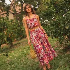 THE-ARE - Falda Estampada Mujer The Are