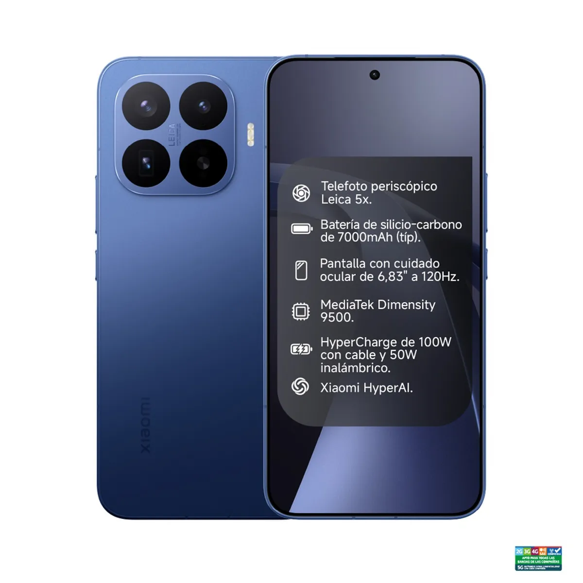 XIAOMI - Celular Xiaomi 17T Pro 512GB Azul