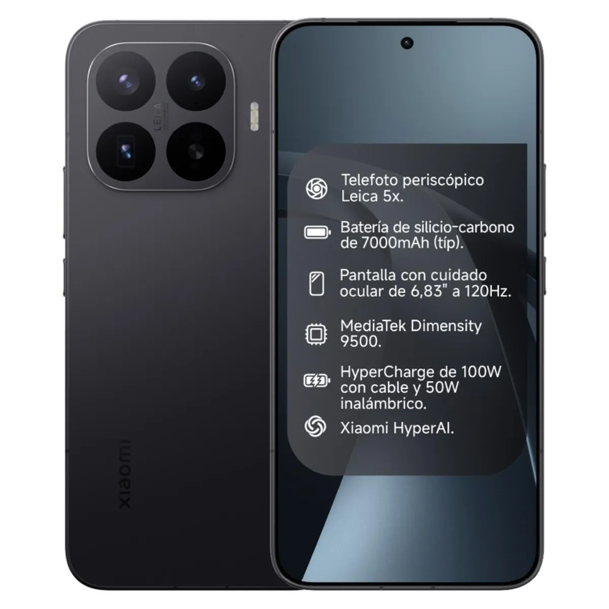 XIAOMI - Celular Xiaomi 17T Pro 512GB Negro