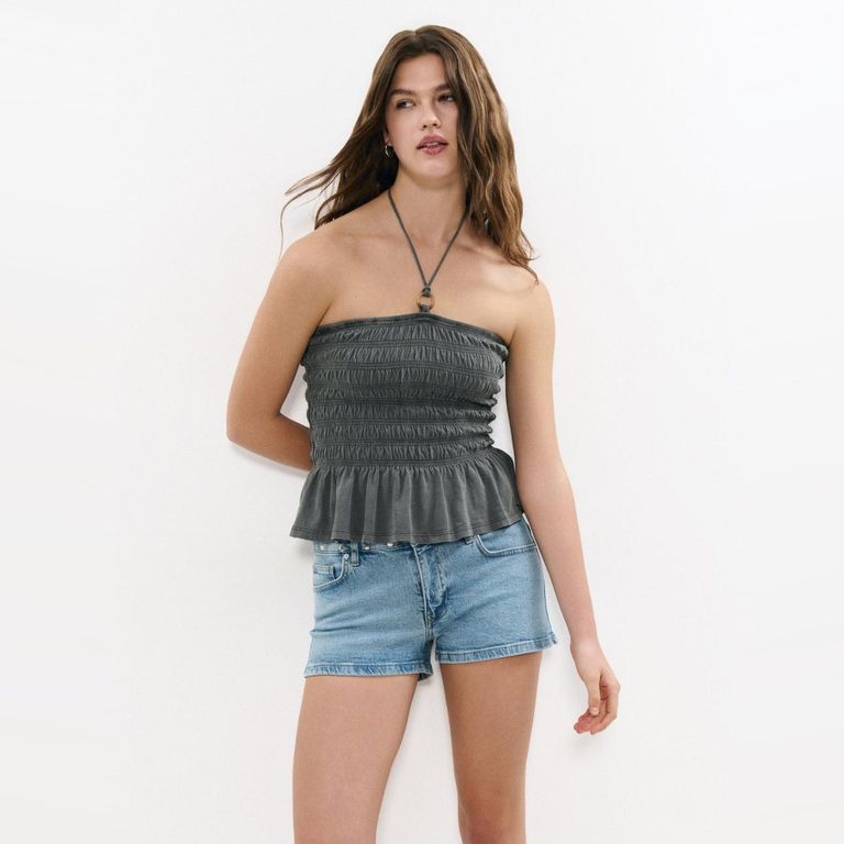 Top Gomas 100% Algodón Mujer