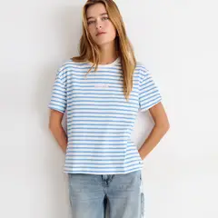 BROWNIE - Polera Rayas 100% Algodon Mujer