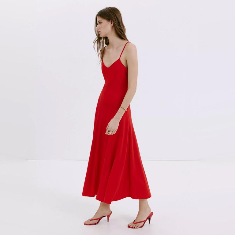 Vestido Godets Mujer