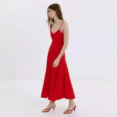 MANGO - Vestido Godets Mujer
