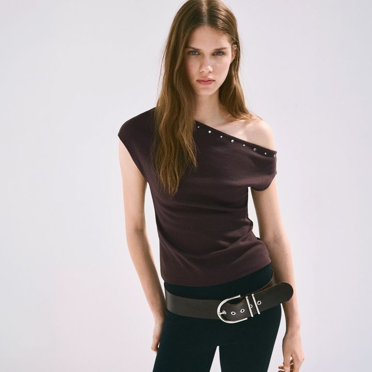 Polera A Tachuelas Mujer