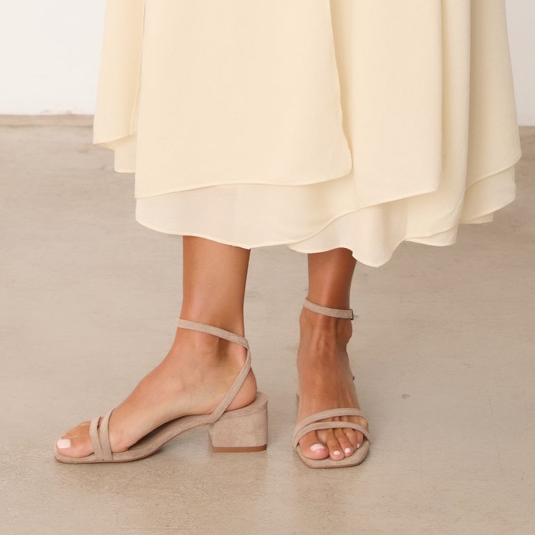 Sandalia Mujer Beige