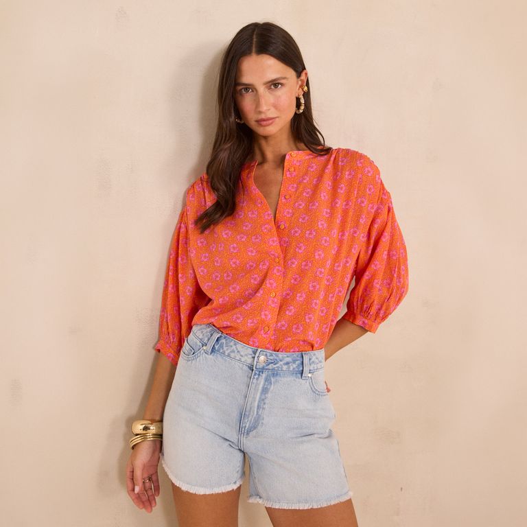 Blusa Estampada Mujer