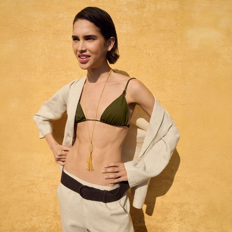 Kimono 100% Lino Mujer