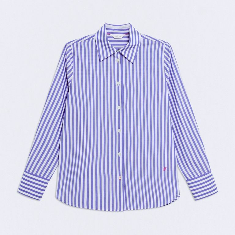 Blusa Rayas 100% Algodón Mujer